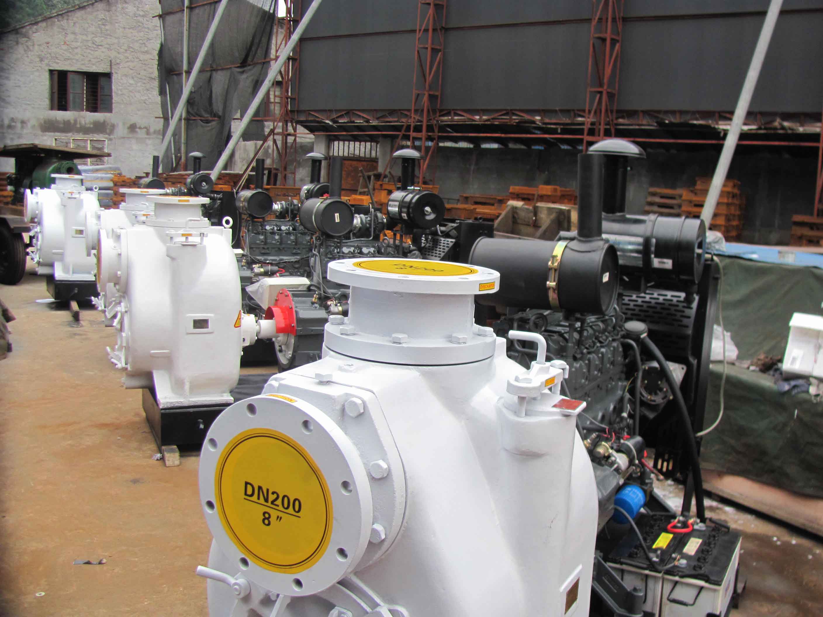 Diesel trash pump exported to Australia