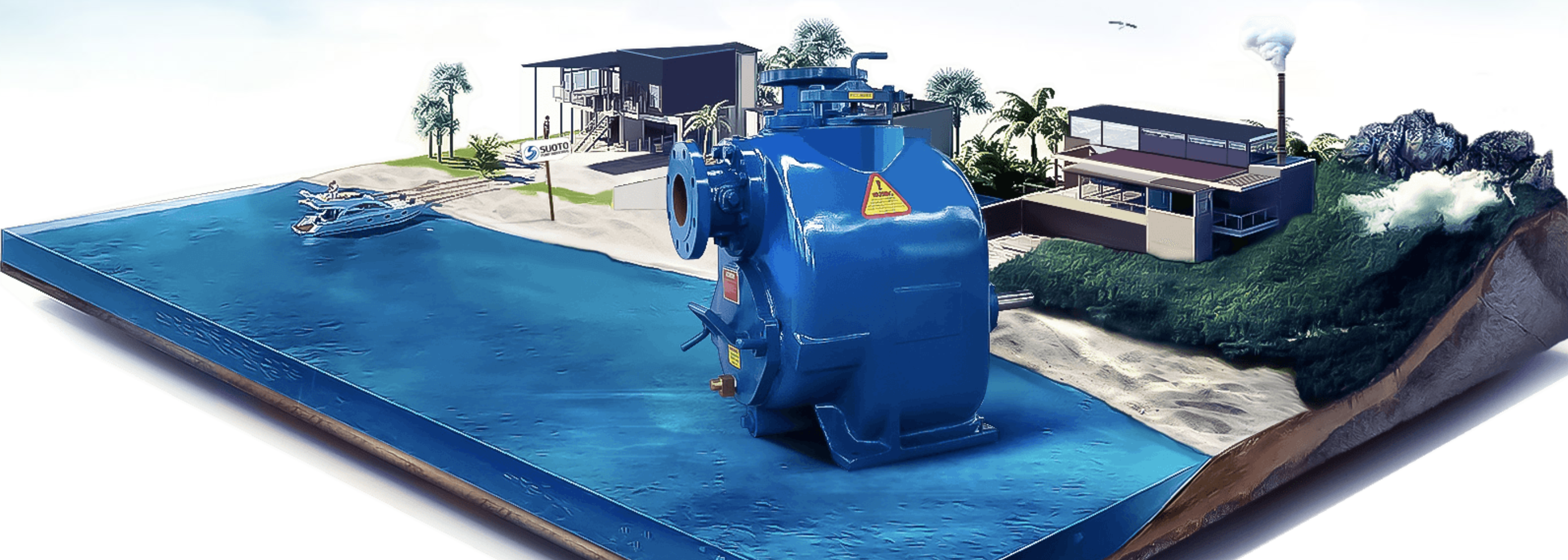Self priming pump