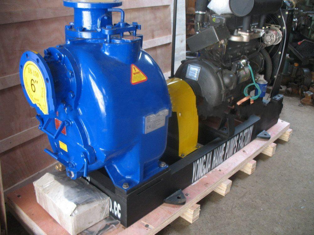 3 hp pompa sampah bertenaga listrik portabel 8 inci